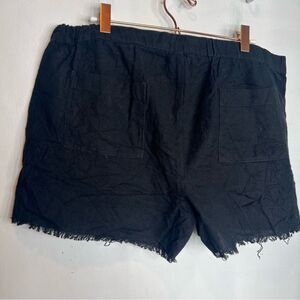 Seed Heritage cotton made Lin the USA shorts raw hem